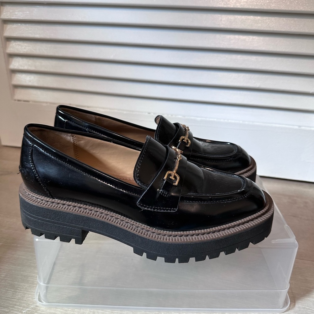 Sam Edelman Black Womens Loafers Size 9